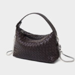 Women's Woven Lambskin Pillow Chain Crossbody Shoulder Handbags