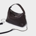 Women's Woven Lambskin Pillow Chain Crossbody Shoulder Handbags