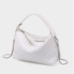Women's Woven Lambskin Pillow Chain Crossbody Shoulder Handbags