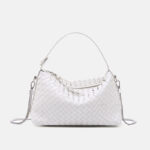 Women's Woven Lambskin Pillow Chain Crossbody Shoulder Handbags