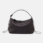 Women's Woven Lambskin Pillow Chain Crossbody Shoulder Handbags