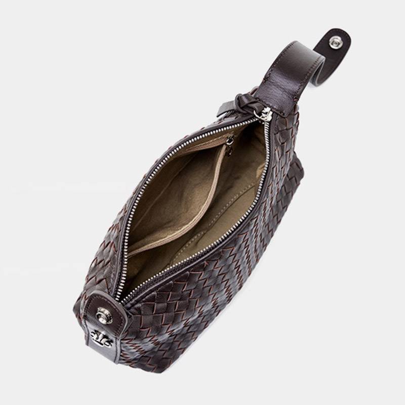 Women's Woven Lambskin Pillow Chain Crossbody Shoulder Handbags
