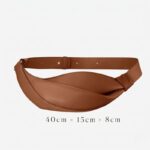 Women's Cowhide Leather Pillow-Shaped Sling Bag