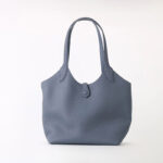 Women's Full-Grain Leather Magnetic Snap Shoulder Tote Bags