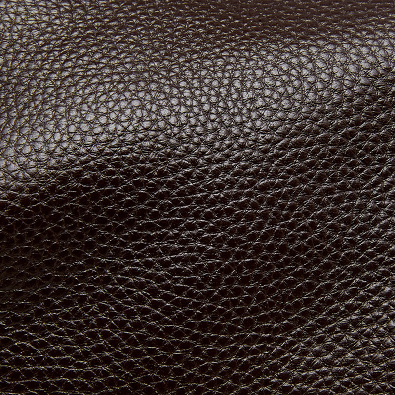 Damen Vollnarbenleder Nieten Akzent Reißverschluss Schulter Baguette Tasche
