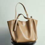 Fourre-tout en cuir véritable vintage pour femmes