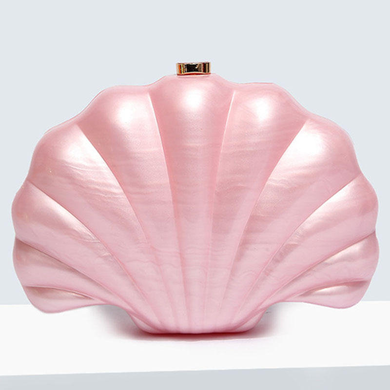 Pochette de soirée en acrylique Seabed Treasure pour femmes