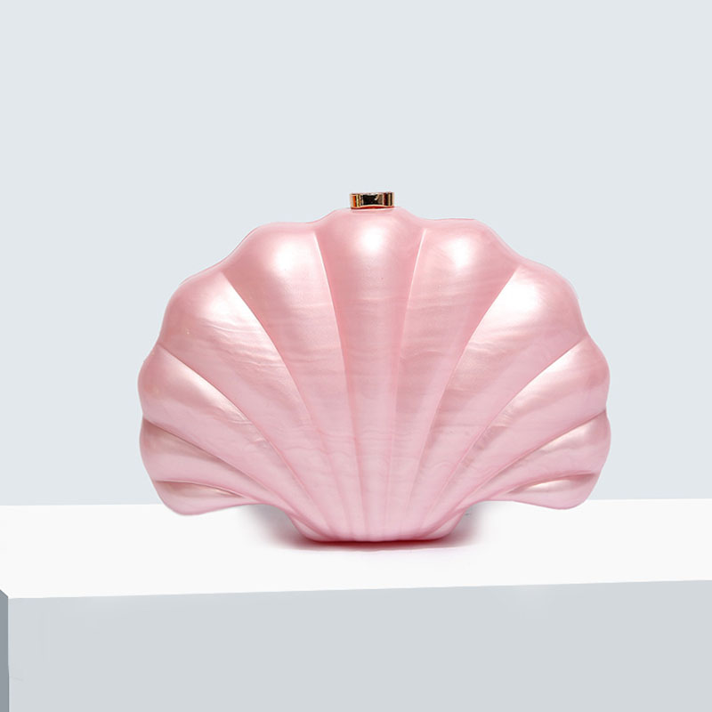 Pochette de soirée en acrylique Seabed Treasure pour femmes