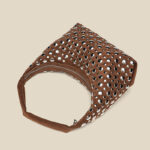 Women's Suede Dot Studded Hobo Shoulder Bag