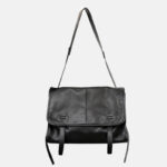 Sac à bandoulière vintage en cuir d'agneau pour femmes