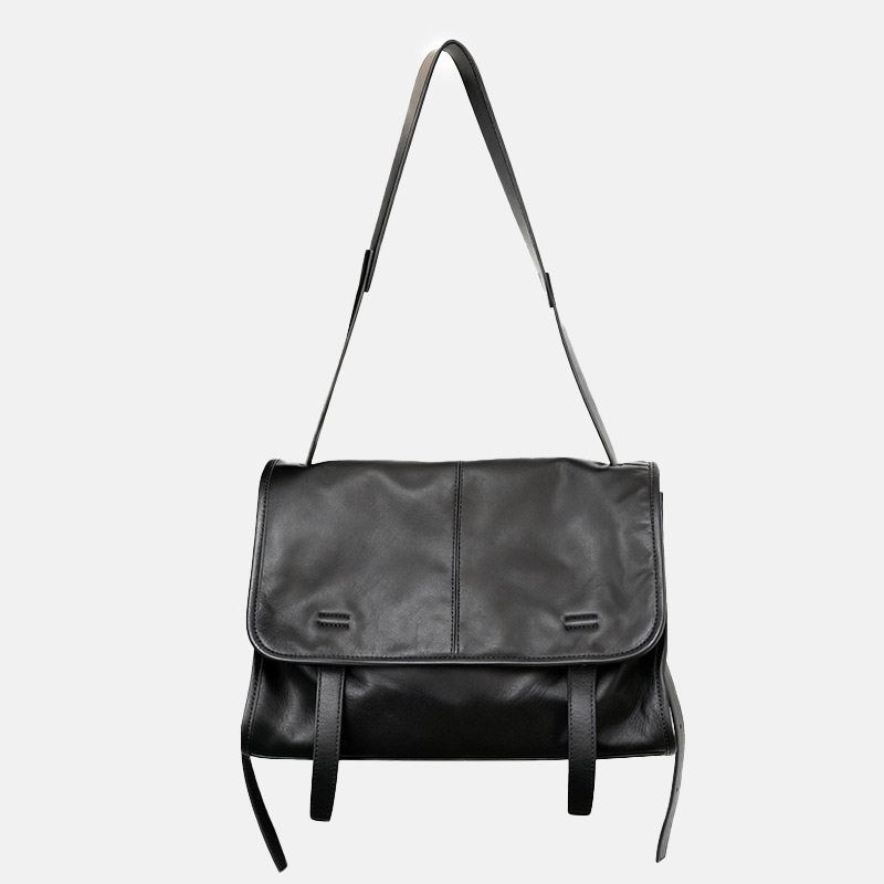 Women's Vintage Lambskin Leather Crossbody Messenger Shoulder Bag