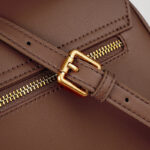 Vintage Split Cowhide Leather Crossbody Shoulder Flap Top Handle Satchel Bag