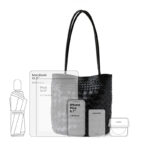 Sac à bandoulière en cuir d'agneau tressé avec fermeture magnétique pour femmes