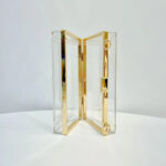 Women's Acrylic Clear Box Chain Clutch Bag Stadium Approved