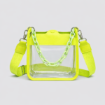 Women's Clear Chain Crossbody Bag