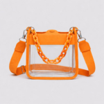 Women's Clear Chain Crossbody Bag