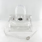Women's Clear Stadium Approved Top Handle Bags with Shoulder Strap