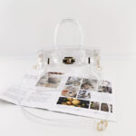 Women's Clear Stadium Approved Top Handle Bags with Shoulder Strap