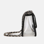 Women's Clear Stadium Approved Chain Flap Crossbody Bag