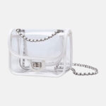 Women's Clear Stadium Approved Chain Shoulder Bag