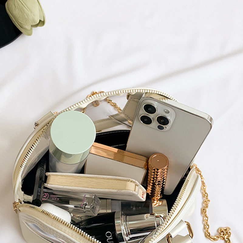 Women's Clear Stadium Approved Chain Top Handle Bag