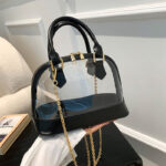 Women's Clear Stadium Approved Chain Top Handle Bag