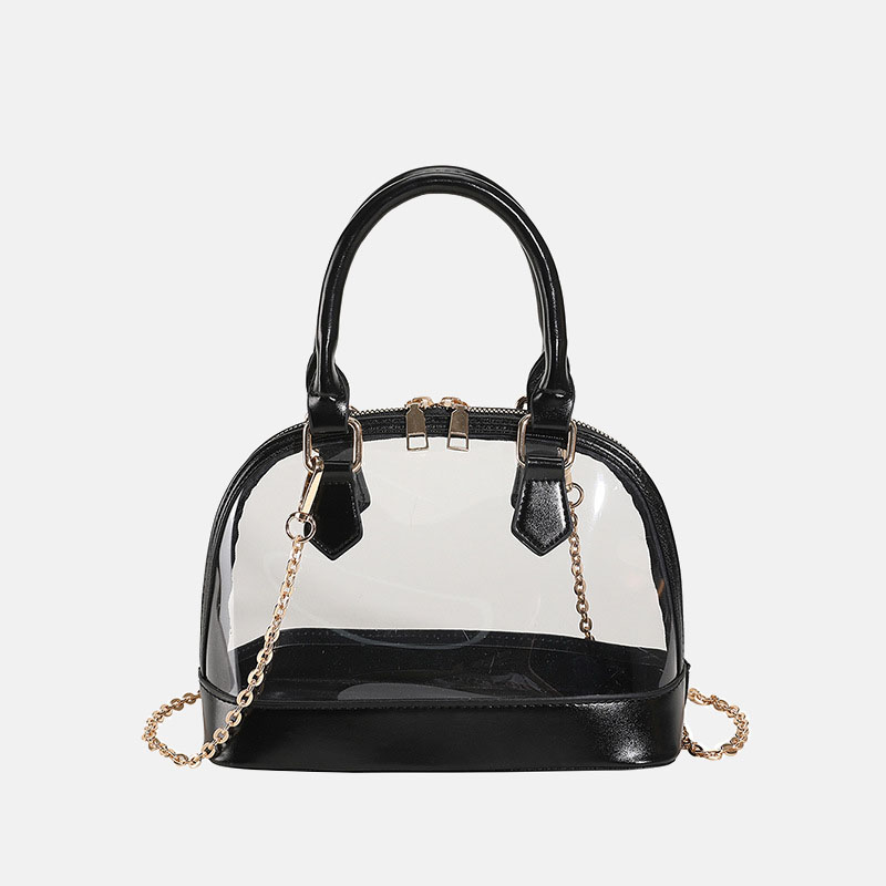Women's Clear Stadium Approved Chain Top Handle Bag