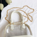 Women's Clear Stadium Approved Chain Top Handle Bag