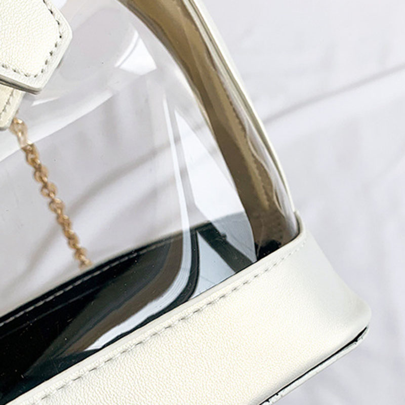 Women's Clear Stadium Approved Chain Top Handle Bag
