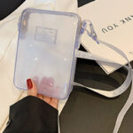 Women's Clear Stadium Approved Crossbody Phone Bag