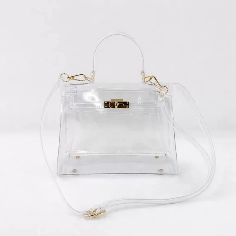 Women's Clear Top Handle Bags Stadium Approved Purse