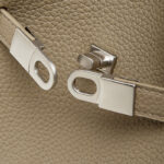 Women's Full-Grain Leather Drawstring Buckle Bucket Handbags with Shoulder Crossbody Strap