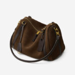Sac à bandoulière en cuir pour femmes avec fermeture à glissière et bandoulières