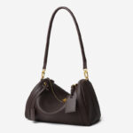 Sac à bandoulière en cuir pour femmes avec fermeture à glissière et bandoulières