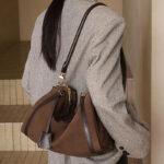 Sac à bandoulière en cuir pour femmes avec fermeture à glissière et bandoulières