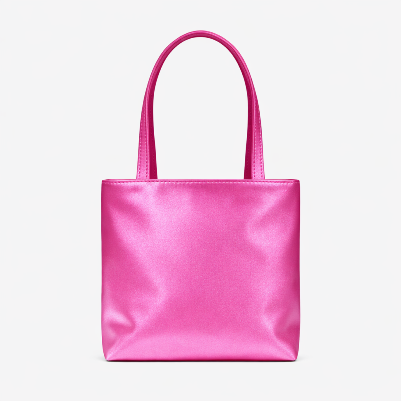 Women's Minimal Mini Satin Tote
