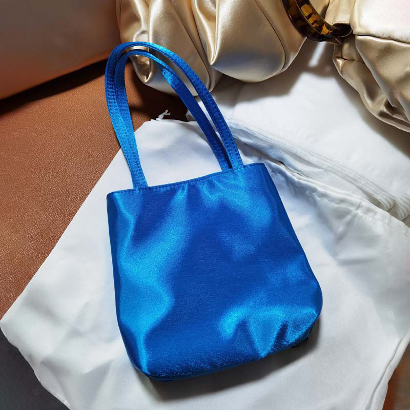 Women's Minimal Mini Satin Tote