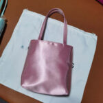 Women's Minimal Mini Satin Tote