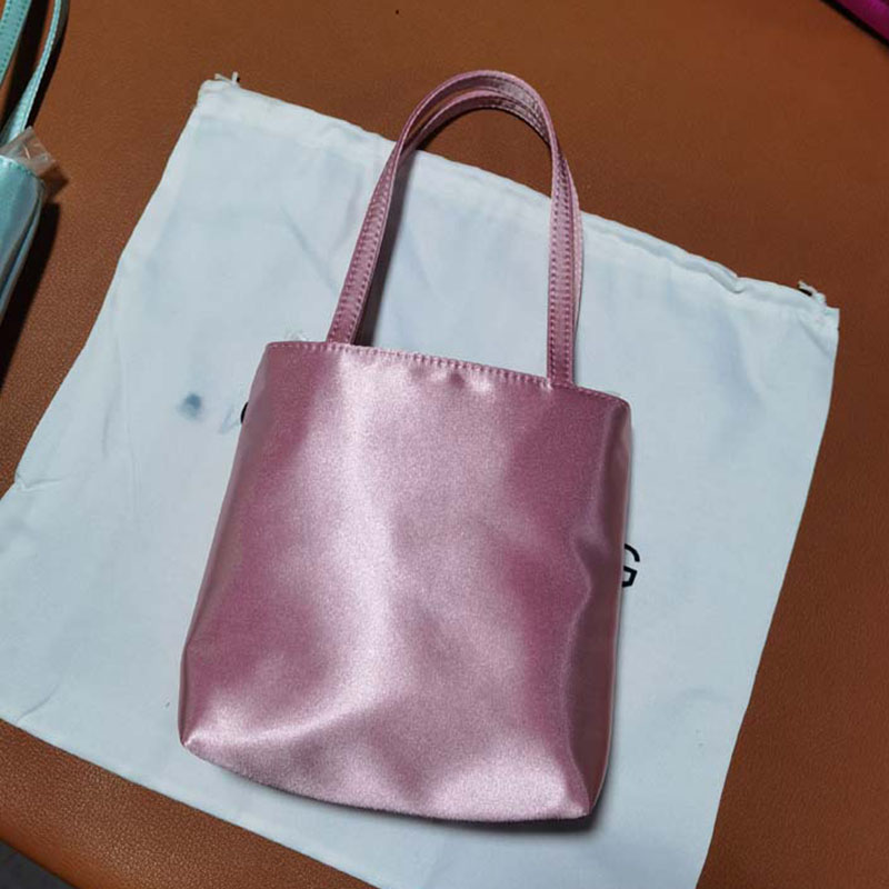 Women's Minimal Mini Satin Tote
