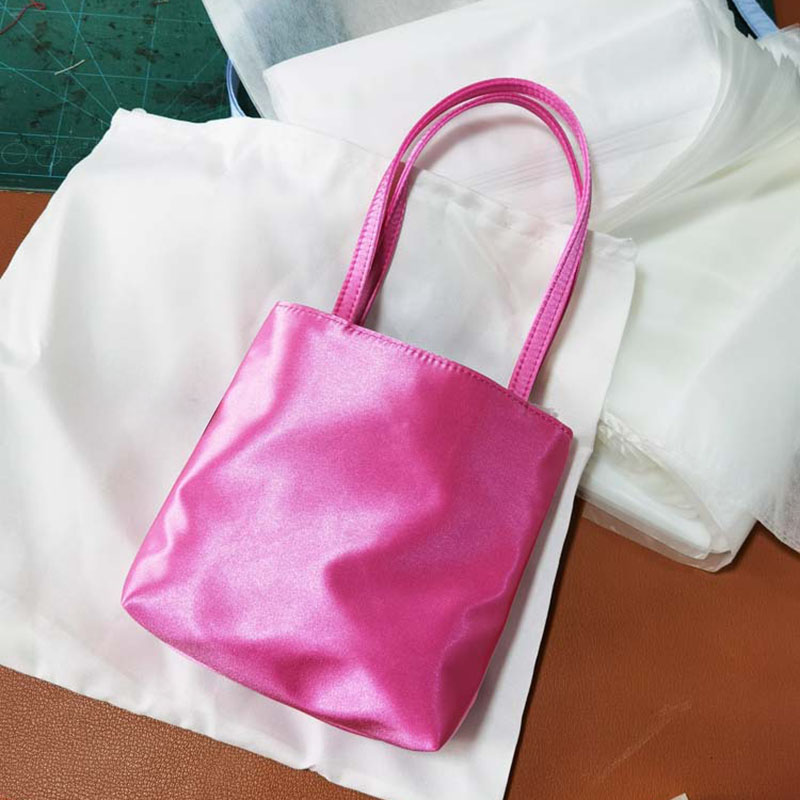Women's Minimal Mini Satin Tote