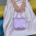 Women's Minimal Mini Satin Tote