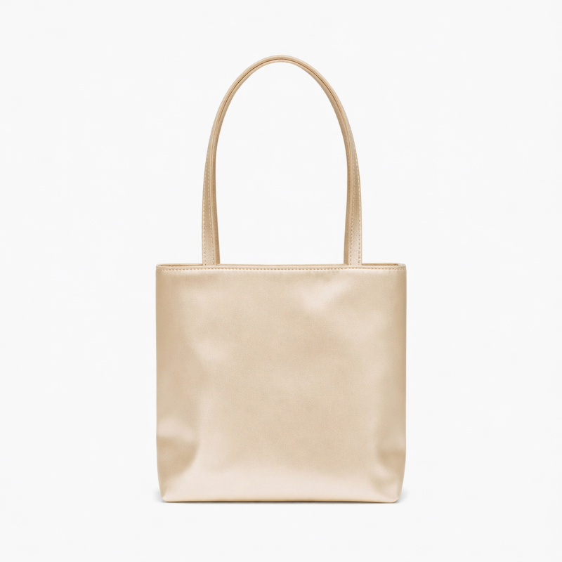 Women's Minimal Mini Satin Tote