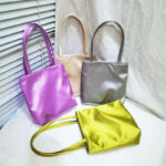 Women's Minimal Mini Satin Tote