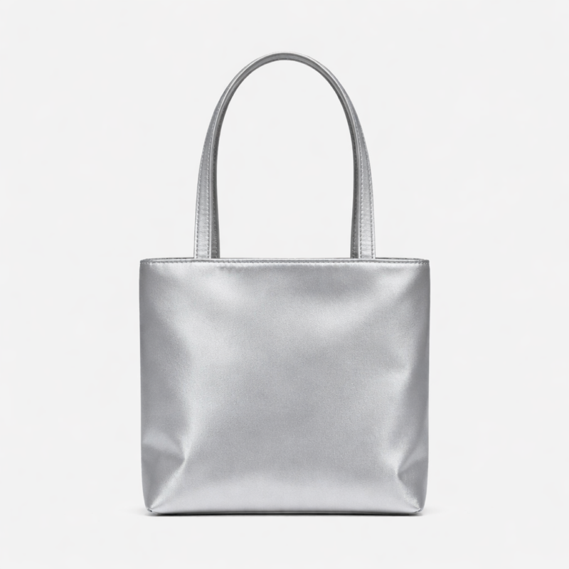 Women's Minimal Mini Satin Tote