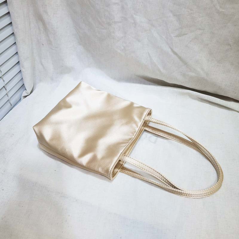 Women's Minimal Mini Satin Tote