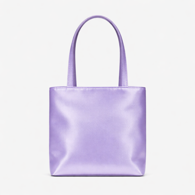 Women's Minimal Mini Satin Tote