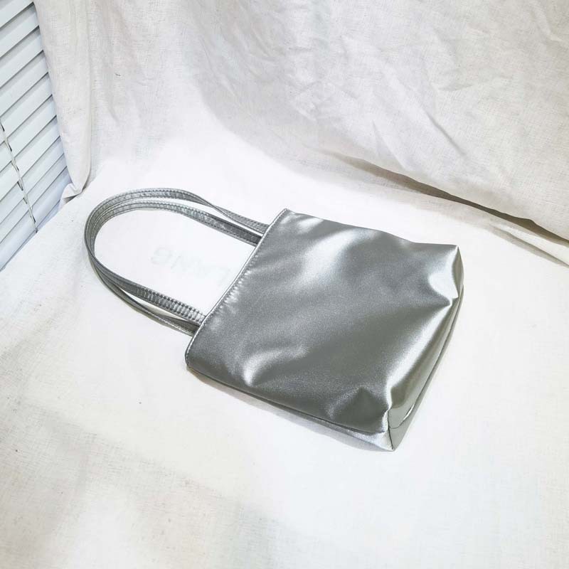 Women's Minimal Mini Satin Tote