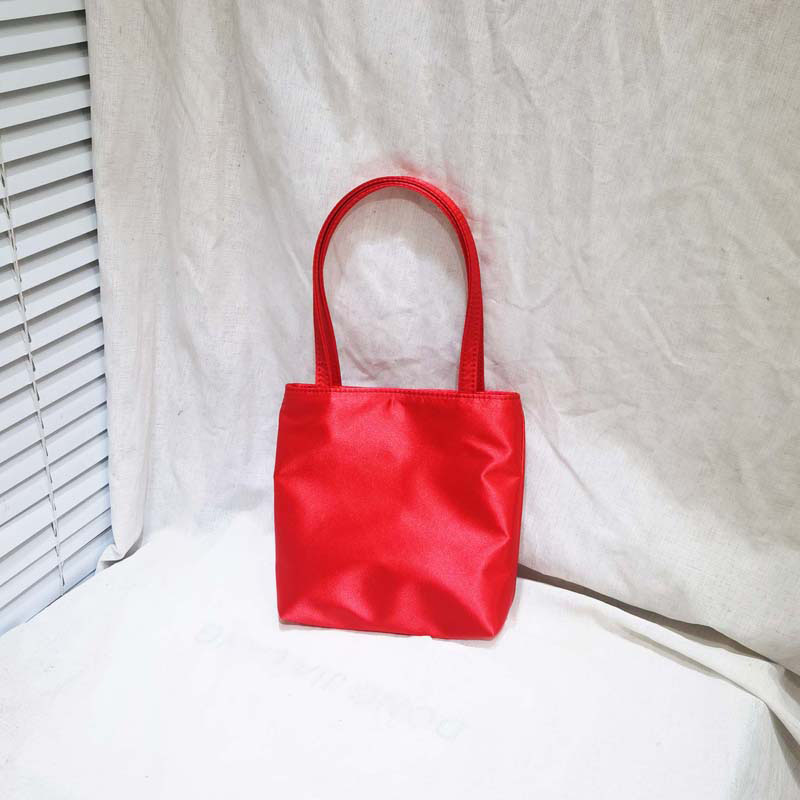 Women's Minimal Mini Satin Tote