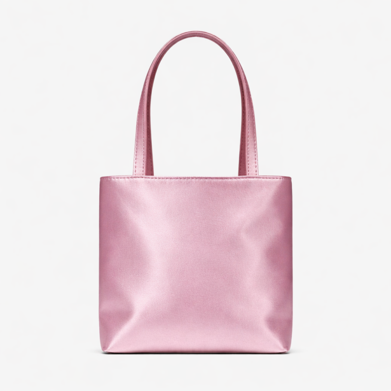 Women's Minimal Mini Satin Tote