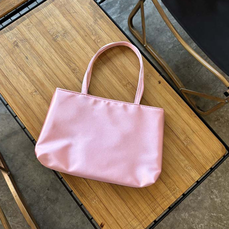 Women's Satin Minimal Shoulder Tote
